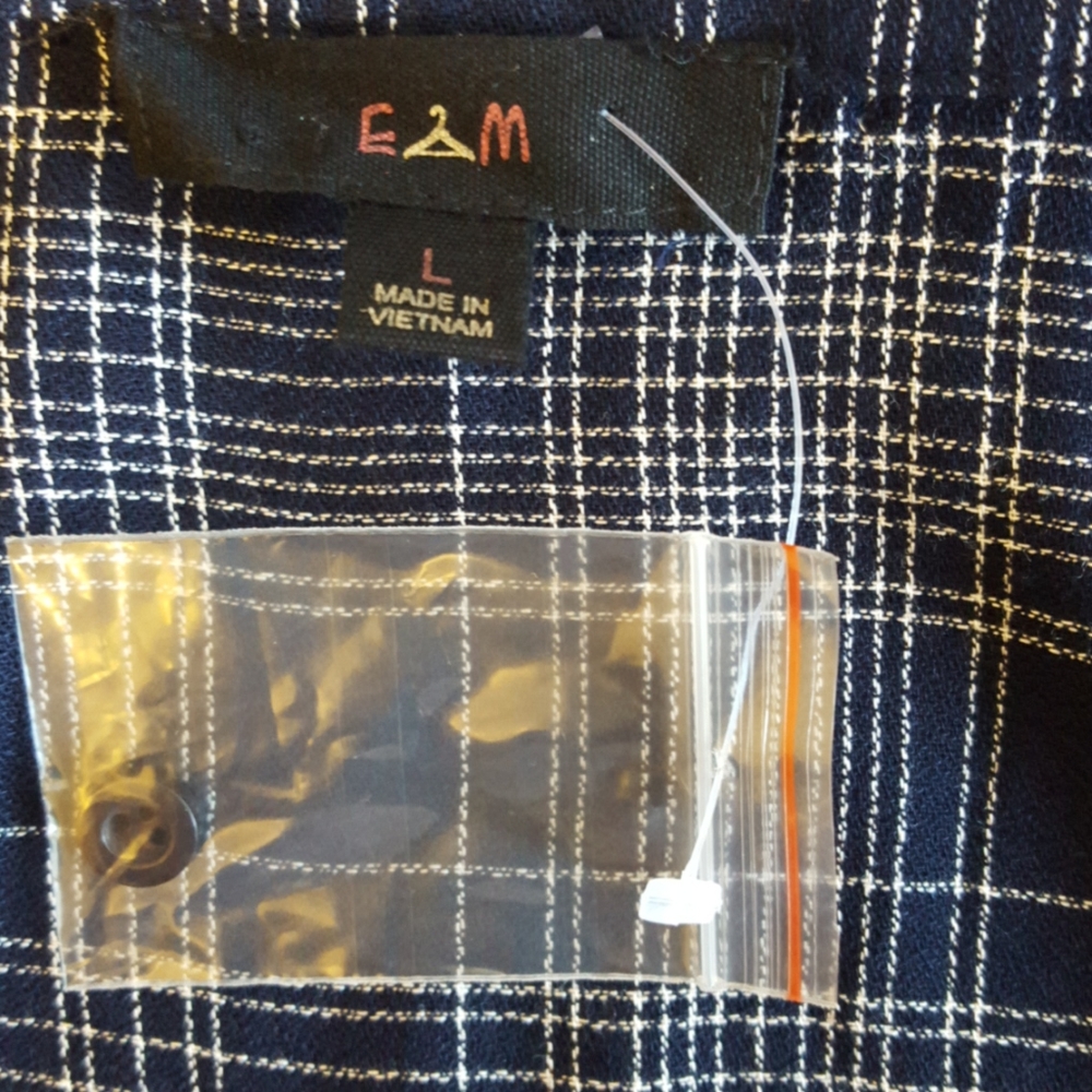 EAM button down top NWOT - Picture 5 of 7